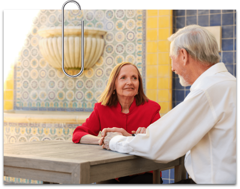 sue talking to her husband, darrell